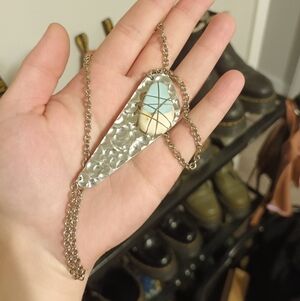 Wire Wrapped Stone Necklace